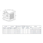 کولر آبی 5500 آبسال